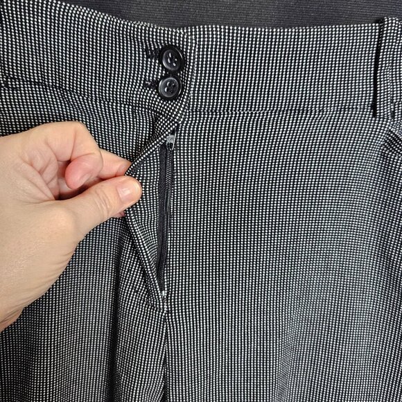 Lane Bryant Womens Dress Pants Size 18 Black White Dots Minimalist Neutral Work - Picture 9 of 10